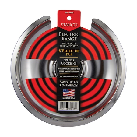 Stanco Stanco Chrome Plated Reflector Pan 8 in. W 500-8